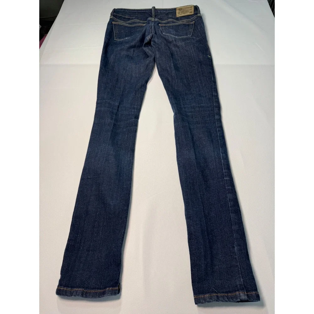 Y2K Diesel Grupee Super Slim Skinny Jeans Womens Dark Wash 0881K Stretch Denim‎